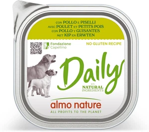 Daily Dog Menu No Grain Paté, Cibo Umido per Cani, Pollo e Piselli, 300 g, Confe - Foto 1 di 2