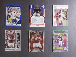New England Patriots Special 6 Card Lot - With Layden Robinson Autograph Card - Picture 1 of 2