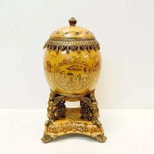 Tischmitte Urne Blume Art Deco Stil Jugendstil Porzellan - Bild 1 von 7