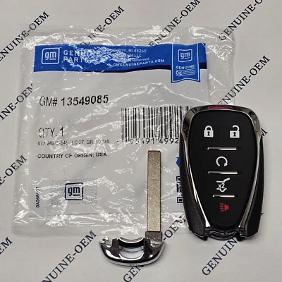 2022-2024 Chevrolet Equinox Remote Entry Key Fob Transmitter 13549085 OEM - Image 1 of 3