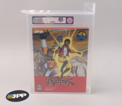 Sengoku Denshou SNK Neo Geo 1991 Japan Import Carton Box VGA Graded 85 NM+ - Image 1 of 4