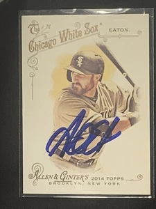 Adam Eaton Chicago White Sox Signed Auto 2014 Topps Allen & Ginter Card #221 COA - Picture 1 of 4