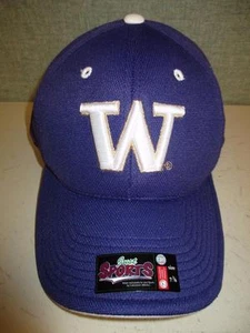 NEW Washington Huskies Adult Fitted Cap Hat For Just Sports by Colosseum Athl - Bild 1 von 8