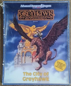 Advanced Dungeons & Dragons Greyhawk Adventures The City of Greyhawk Incomplete - Picture 1 of 4