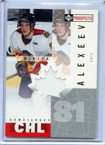 2000-01 UD CHL Prospects Game Jerseys #NA Nikita Alexeev