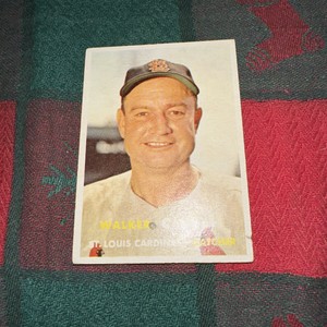 1957 Topps Vintage  Baseball Card Vg Plus Excellent 380-Walker Cooper MLB