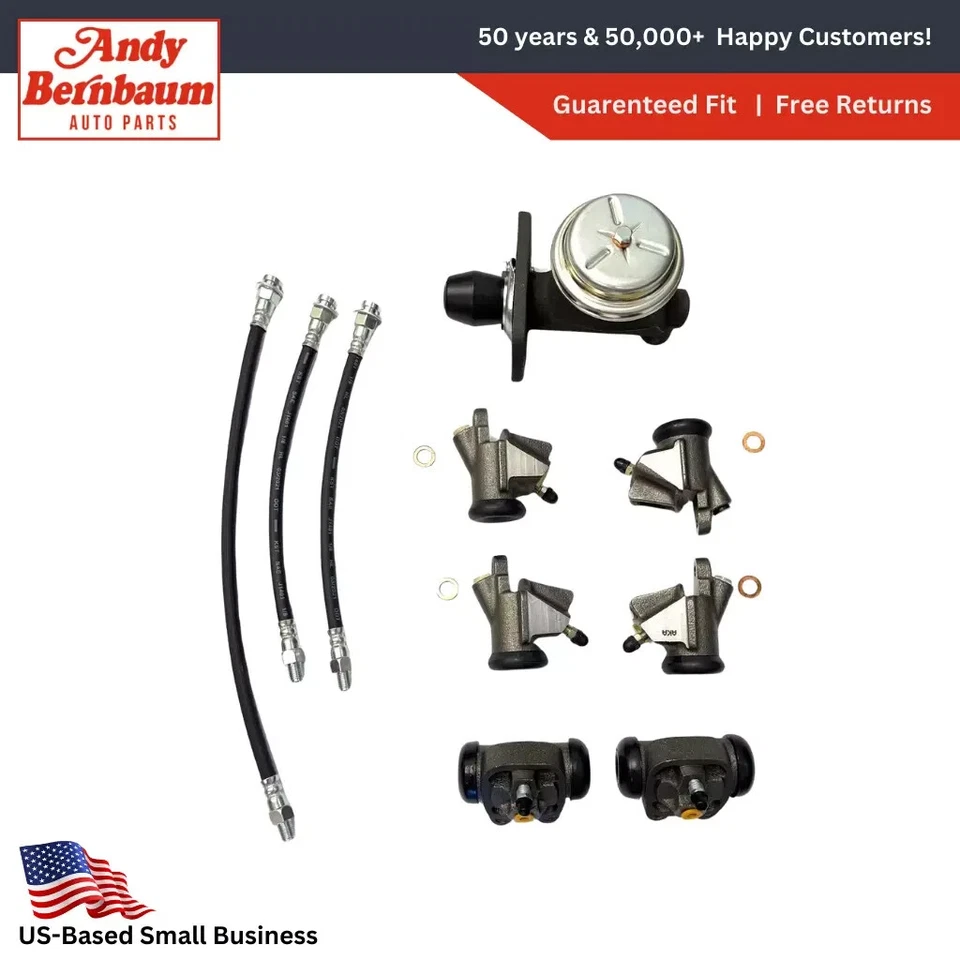 Kit de reconstrucción de freno hidráulico trasero/delantero Plymouth Dodge 1957-1958 Foto 1 de 4