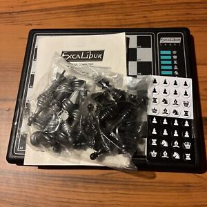 Excalibur Electronic Chess Game Sabre II Model 901E Tested Works