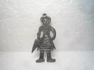 DE COLECCIÓN ÁRBOL DE NAVIDAD ADORNO MUJER COLGANTE DECORACIÓN METAL - Imagen 1 de 4