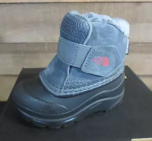 THE NORTH FACE TODDLER ALPENGLOW II SNOWBOOT-BLACK/GREY - US 6 OR 9 - Picture 1 of 4