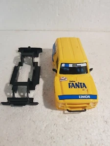 QQ SCALEXTRIC EXIN Tt Nissan Patrol Fanta #212 Bodywork Complete + Subframe - Picture 1 of 11