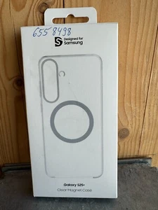 Custodia trasparente magnetica ufficiale originale Samsung Galaxy per Galaxy S25+, trasparente - Foto 1 di 4