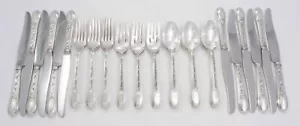 Mastercraft by Alvin Sterling Silver Regular Flatware Set for 12 - 48 Piece - NM - Picture 1 of 6