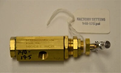 Conrader RCB Pilot Valve, 140-175PSI, NOS