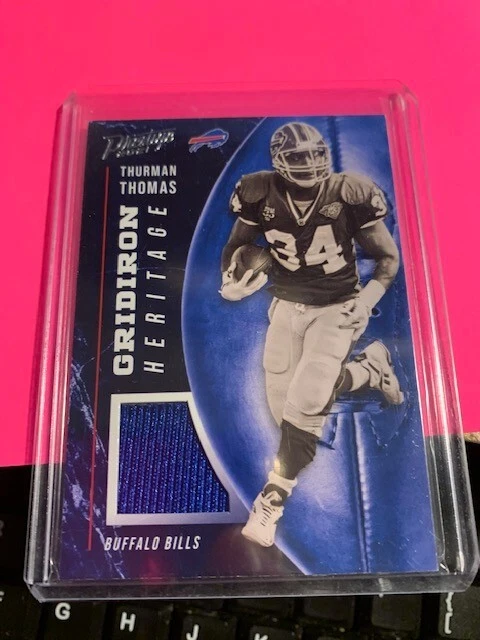 2021 PRESTIGE THURMAN THOMAS GRIDIRON HERITAGE ~ #GH-TT JERSEY  - Image 1 of 1