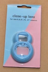Nahobjektiv für Mini 7S, 8,8+,9 KT Kameras babyblau mit Selfie, neu im Paket - Bild 1 von 2