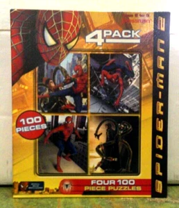 Spider-Man 2, (4) 100pc Puzzles © 2004, Pressman 4812 - Picture 1 of 1