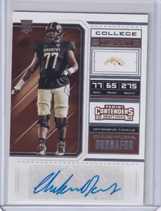 Boleto universitario Contenders Draft Picks 2018 #171 Chukwuma Okorafor novato automático - Imagen 1 de 2