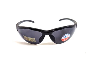 True Vintage 90's PC frame Large Rimless Sports Wrap Sunglasses (Mat.Black) - Picture 1 of 4