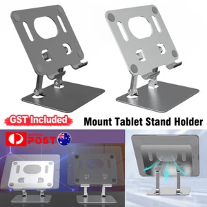 Universal Tab Mount Tablet Stand Phone Holder Desk Table For Samsung iPad iPhone - Picture 1 of 11
