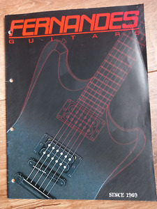 Fernandes Guitars Catalogue 2002