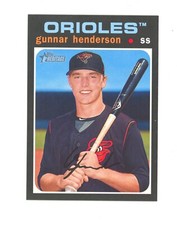 Gunnar Henderson Cards - Base, Inserts, etc. - You Pick - Baltimore Orioles 🟠⚪️