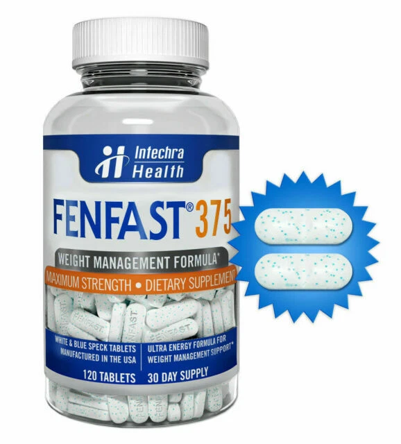 FENFAST 375 Diet Pills 120 Capsules