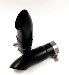 Silenciador de escape rechoncho corto universal 57 mm 2,25 personalizado MOTOCICLETA - Imagen 1 de 9