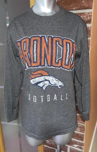 Denver Broncos small longsleeve NFL team apparel T-shirt - Picture 1 of 2