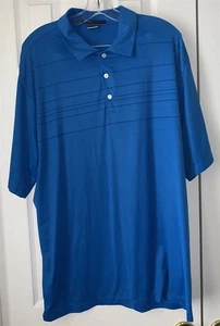 Nike Tiger Woods Collection Polo Shirt Bright Blue Sz XL - Picture 1 of 4