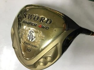 KATANA Golf SWORD SNIPER 4WD DRIVER 10deg Flex-R Tour AD No Head Cover - Picture 1 of 5