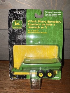 ERTL DIECAST JOHN DEERE 1/64 V-TANK SLURRY SPREADER #15329 NEW ON CARD FREE SHIP - Picture 1 of 3