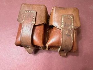 WW2 German Army  Mauser Rifle Dual Ammunition Pouch With Belt Loop Attachments - Picture 1 of 9