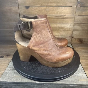 Free People Womens Size EU 37 US 6.5 Amber Orchard Clog Chocolate Heel Boots - Picture 1 of 10