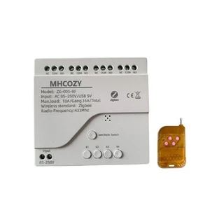 MHCOZY Módulo de interruptor de relé ZigBee de contacto seco 220V de 4 canales - Imagen 1 de 24
