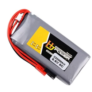 2x 6.6v 2200MAH 8C 3PK lifepo4 Battery For Futaba 14SG 18SZ 16SZ T8J Transmitter - Picture 1 of 8