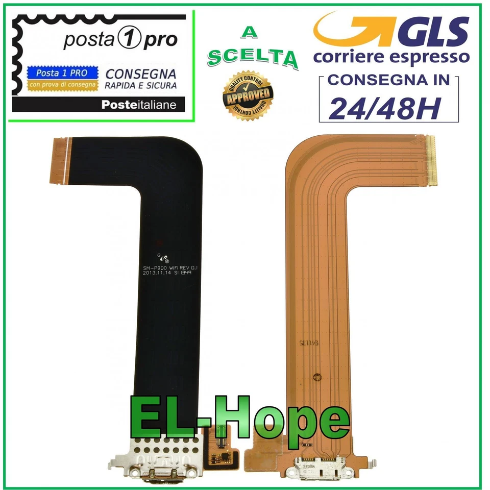 CONNETTORE RICARICA SAMSUNG GALAXY TAB NOTE PRO SM-P900 MICROFONO FLAT CARICA - Immagine 1 di 1