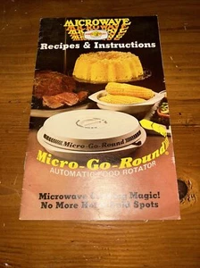 Nordic Ware Folleto Microondas Micro Go Round Recetas Instrucciones Automático B15 - Imagen 1 de 2