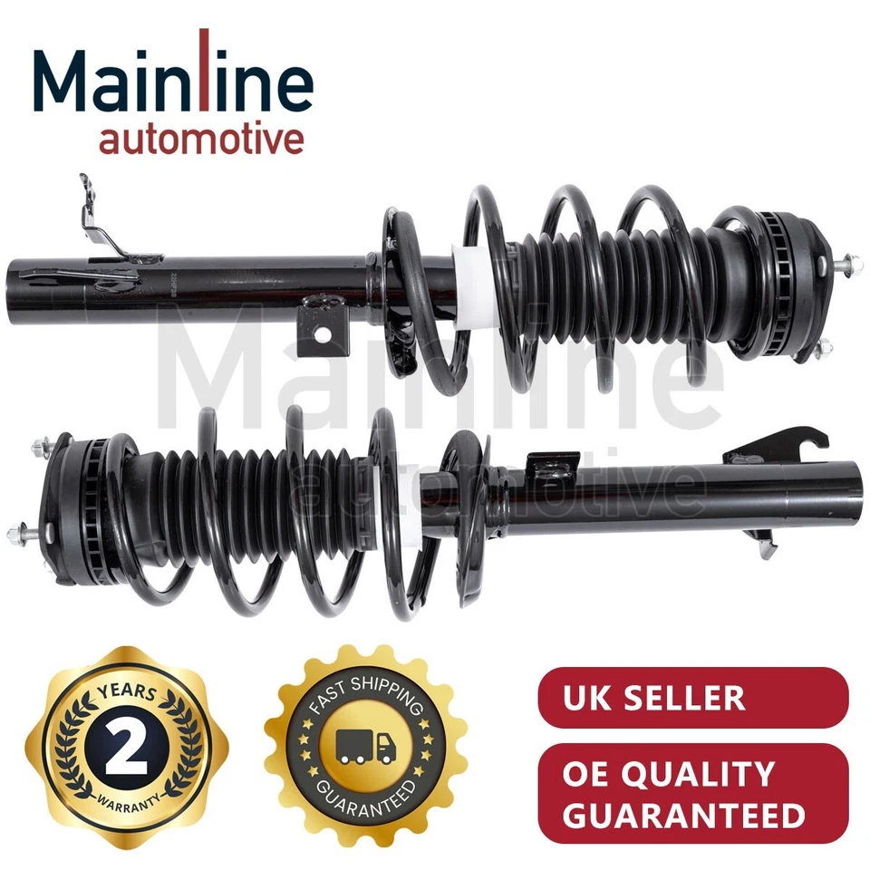 Shock Absorber Strut & Coil Spring Assembly for Ford Fiesta MK5 Front L/R SET - Image 1 of 4