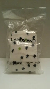 Lands'End #179461 Ivory/Navy Star Tights size Medium 7 - 10 NEW! - Picture 1 of 4