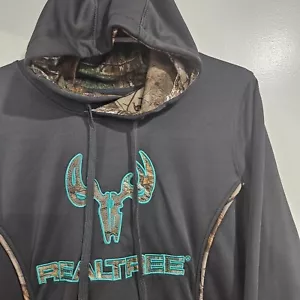 Realtree Hoodie - Men's Large - Pullover Gray Camo Cottonwood Canyon NWT - Picture 1 of 8
