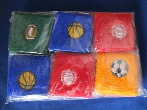 "Juego de 12 pelotas deportivas pulseras atléticas de sudor béisbol fútbol fútbol fútbol 3" - Imagen 1 de 1
