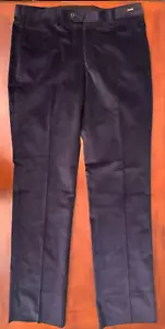 Bullock & Jones Men's Stretch Corduroy Slacks - Size 38R, Blue, New Unhemmed - Picture 1 of 11