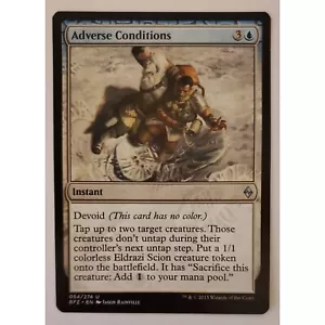 MTG Magic: The Gathering Adverse Conditions Instant 054/274 Blue Battle For Zend - Picture 1 of 2