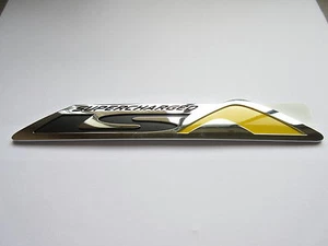 HSV VF GEN-F F2 GTS Yellow ' LSA SUPERCHARGED ' BADGE GENUINE Fits CLUBSPORT NEW - Picture 1 of 1