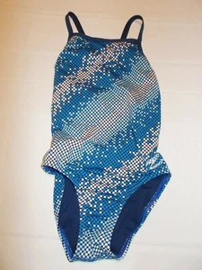 Speedo Endurance Girls One Piece Swimsuit Blue Multi-Color - Picture 1 of 3