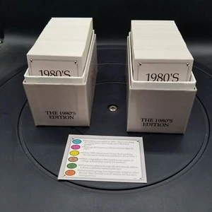 Trivial Pursuit the 1980's Master Game Original 1980s Vintage Cards Only Trivia - Picture 1 of 6