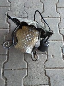 Antike Decken Lampe Mit Schirm - Bild 1 von 4