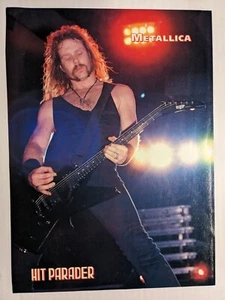 REVISTA GUNS N ROSES PÁGINA COMPLETA PINUP RECORTE DE PÁGINA COMPLETA METALLICA/JAMES HETFIELD LIVE/GUNS N ROSES - Imagen 1 de 7