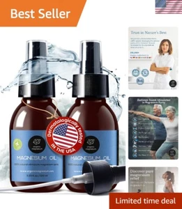 Versatile Magnesium Chloride Spray Oil – Ideal for Sports & Family Use (3.33 oz) - Picture 1 of 11